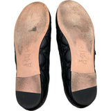 クリスチャン・ディオール Christian Dior DIOR BALLET キルティングパンプス ブラック レザー レディース パンプス
