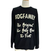 ドルチェ＆ガッバーナ Dolce & Gabbana ロゴニットシャツ GX399Z ブラック ウール メンズ セーター