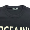 ドルチェ＆ガッバーナ Dolce & Gabbana ロゴニットシャツ GX399Z ブラック ウール メンズ セーター