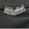 ドルチェ＆ガッバーナ Dolce & Gabbana ロゴニットシャツ GX399Z ブラック ウール メンズ セーター