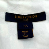 ルイ・ヴィトン LOUIS VUITTON ダミエ長袖シャツ FLBL04 ホワイト コットン メンズ 長袖シャツ
