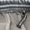 バレンシアガ BALENCIAGA サイドライン トラックパンツ 601609 グレー /ライムグリーン ポリエステル メンズ パンツ