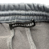 バレンシアガ BALENCIAGA サイドライン トラックパンツ 601609 グレー /ライムグリーン ポリエステル メンズ パンツ