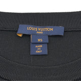ルイ・ヴィトン LOUIS VUITTON LVロゴニットワンピース FIKD15 ブラック レーヨン レディース ワンピース