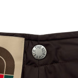 グッチ GUCCI ×THE NORTH FACE ナイロンスカート 641319 ブラウン ナイロン レディース ロングスカート