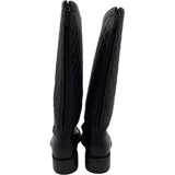 シャネル CHANEL マトラッセキルティングレザーロングブーツ G29323 ブラック レザー レディース ブーツ