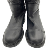 シャネル CHANEL マトラッセキルティングレザーロングブーツ G29323 ブラック レザー レディース ブーツ