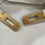 エルメス HERMES バーキン25 W刻 クレ GD金具 トゴ レディース ハンドバッグ