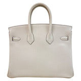 エルメス HERMES バーキン25 W刻 クレ GD金具 トゴ レディース ハンドバッグ