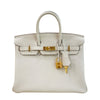 エルメス HERMES バーキン25 W刻 クレ GD金具 トゴ レディース ハンドバッグ