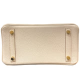 エルメス HERMES バーキン25 W刻 クレ GD金具 トゴ レディース ハンドバッグ