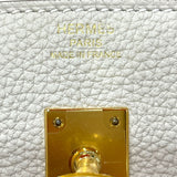 エルメス HERMES バーキン25 W刻 クレ GD金具 トゴ レディース ハンドバッグ