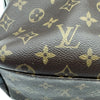 ルイ・ヴィトン LOUIS VUITTON キタン M40388 ブラウン モノグラム・マカサー メンズ ショルダーバッグ