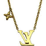 ルイ・ヴィトン LOUIS VUITTON ネックレス・LV アイコニック ゴールド メッキ アクセサリー