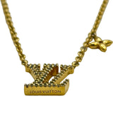 ルイ・ヴィトン LOUIS VUITTON ネックレス・LV アイコニック ゴールド メッキ アクセサリー