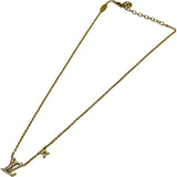 ルイ・ヴィトン LOUIS VUITTON ネックレス・LV アイコニック ゴールド メッキ アクセサリー
