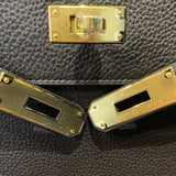 エルメス HERMES ケリー28 内縫い K刻印 べブラン・GD金具 トゴ ハンドバッグ