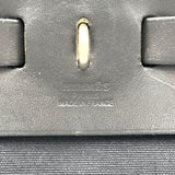 エルメス HERMES エールバッグMM ▢D刻 ブラック シルバー金具 トワル/レザー レディース ショルダーバッグ