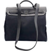 エルメス HERMES エールバッグMM ▢D刻 ブラック シルバー金具 トワル/レザー レディース ショルダーバッグ