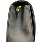 シャネル CHANEL ダイアナ25 A01165 2番台 ブラック ゴールド金具 ラム レディース ハンドバッグ