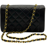 シャネル CHANEL ダイアナ25 A01165 2番台 ブラック ゴールド金具 ラム レディース ハンドバッグ