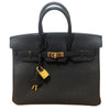 エルメス HERMES バーキン25 C刻 ブラック トゴ レディース ハンドバッグ