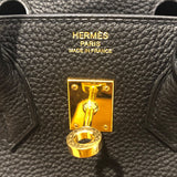 エルメス HERMES バーキン25 C刻 ブラック トゴ レディース ハンドバッグ