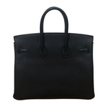 エルメス HERMES バーキン25 C刻 ブラック トゴ レディース ハンドバッグ