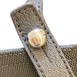 シャネル CHANEL パリビアリッツトート MM A34209 18番台 ブラック シルバー金具 コーティングキャンバス レディース トートバッグ
