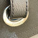 シャネル CHANEL パリビアリッツトート MM A34209 18番台 ブラック シルバー金具 コーティングキャンバス レディース トートバッグ