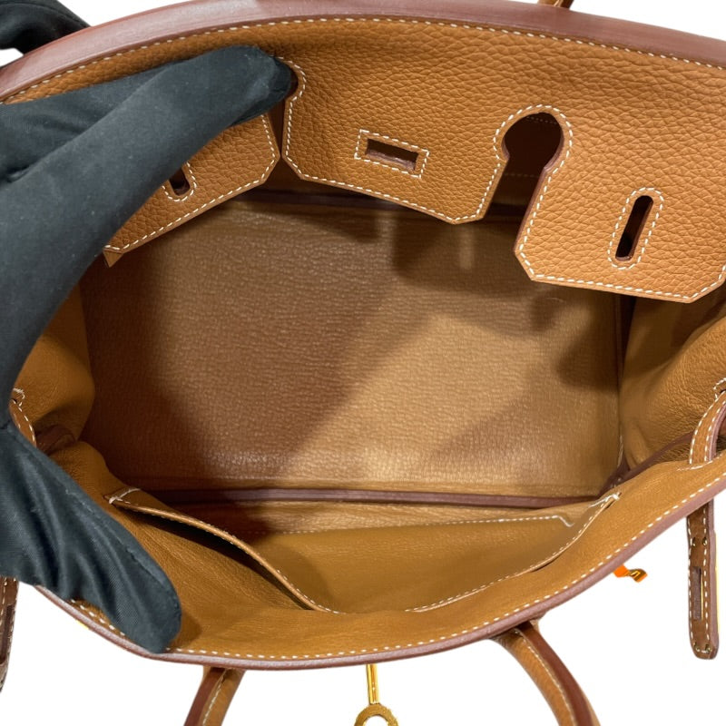 エルメス HERMES バーキン25 Z刻 ゴールド ゴールド金具 トゴ