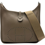 エルメス HERMES エブリン3 PM Y刻 エトゥープ シルバー金具 トリヨン レディース ショルダーバッグ
