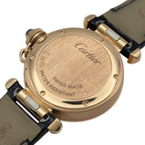 カルティエ Cartier パシャドウカルティエ 30mm WGPA0018 シルバー ピンクゴールド レディース 腕時計