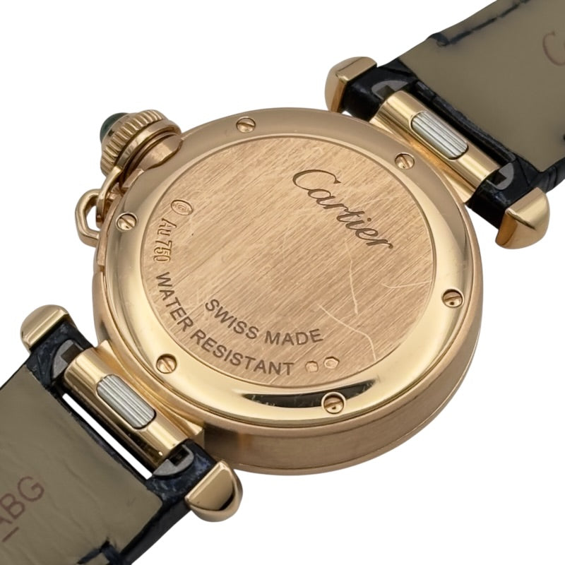 カルティエ Cartier パシャドウカルティエ 30mm WGPA0018 シルバー ピンクゴールド レディース 腕時計 カルティエ Cartier パシャドウカルティエ 30mm WGPA0018 シルバー
