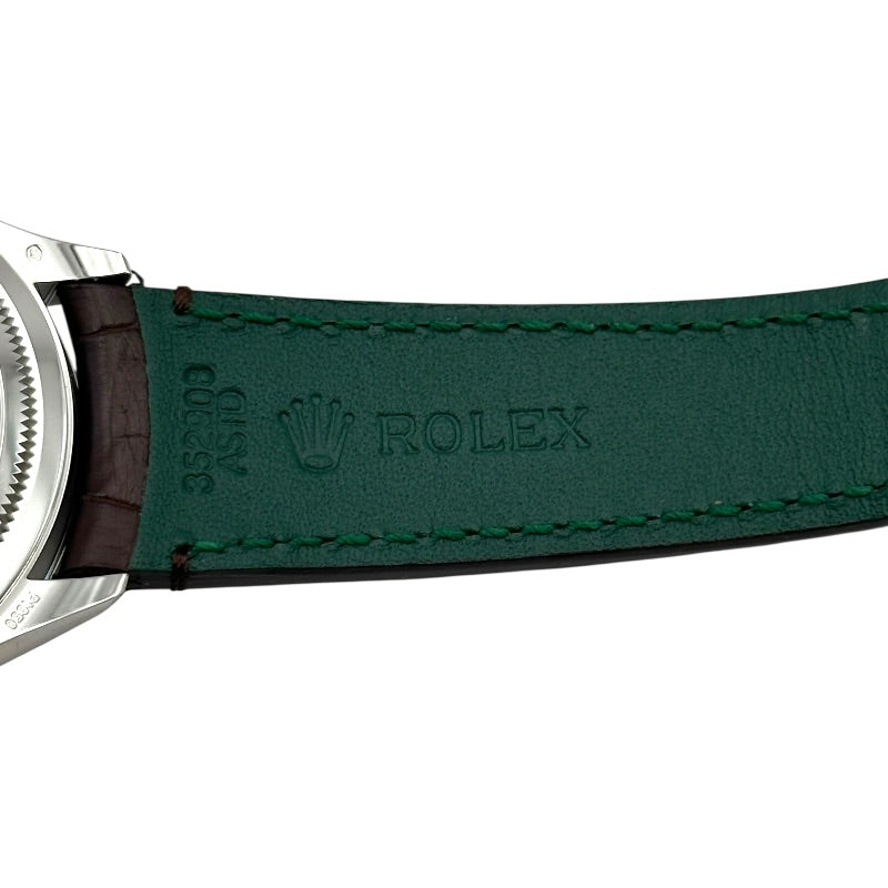 ロレックス ROLEX 1908 52506 アイスブルー プラチナ 自動巻き メンズ