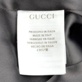 グッチ GUCCI ワンポイントロゴテーラードジャケット 323572 グレー ウール レディース テーラードジャケット