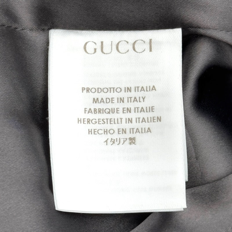 グッチ GUCCI ワンポイントロゴテーラードジャケット 323572 グレー