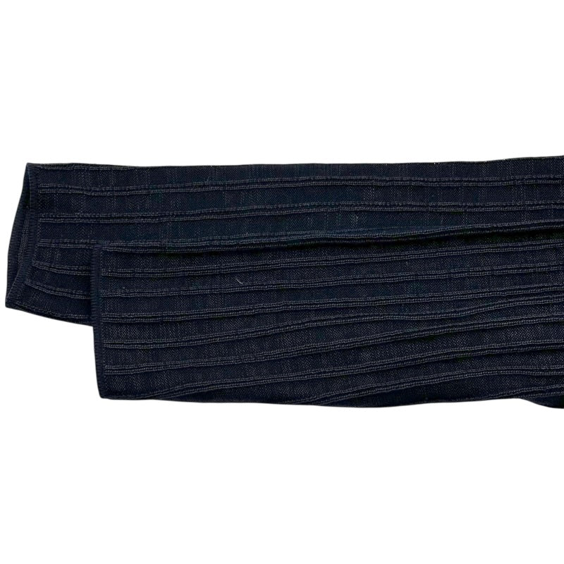 フェンディ FENDI 長袖ニットワンピース ネイビー ウール レディース