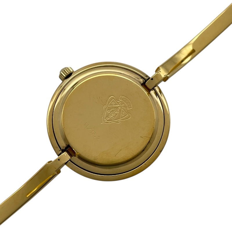 グッチ GUCCI チェンジベゼル 11/12.2 ホワイト GP クオーツ