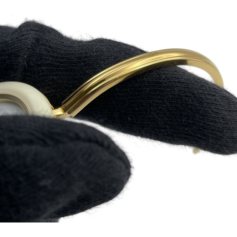 グッチ GUCCI チェンジベゼル 11/12.2 ホワイト GP クオーツ