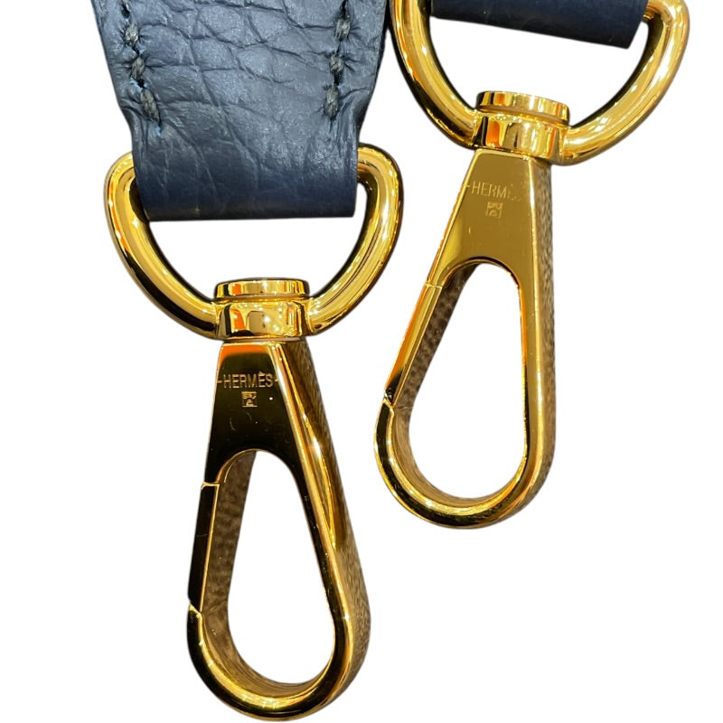 エルメス HERMES エヴリンTPM B刻印 ブルードプリュス/ゴールド金具