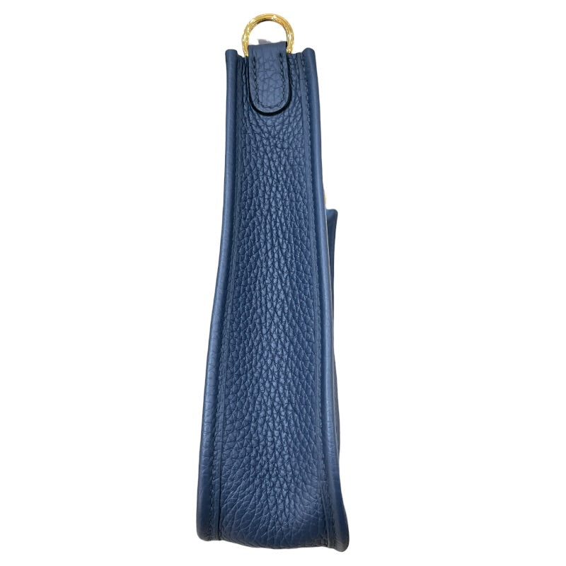 エルメス HERMES エヴリンTPM B刻印 ブルードプリュス/ゴールド金具