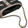 シャネル CHANEL ガールシャネル チェーンショルダーバッグ A17540 7番台 ブラック/ピンク ゴールド金具 ラムスキン レディース ショルダーバッグ