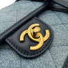 シャネル CHANEL デニムフラップバッグ AS5132 ブルー ゴールド金具 デニム/カーフ レディース ショルダーバッグ