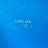 エルメス HERMES ボリード27 A刻印 ブルーザンジバル シルバー金具 エプソン レディース ショルダーバッグ