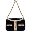 シャネル CHANEL ガールシャネル チェーンショルダーバッグ A17540 7番台 ブラック/ピンク ゴールド金具 ラムスキン レディース ショルダーバッグ