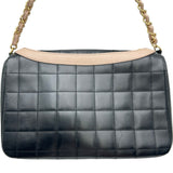 シャネル CHANEL ガールシャネル チェーンショルダーバッグ A17540 7番台 ブラック/ピンク ゴールド金具 ラムスキン レディース ショルダーバッグ