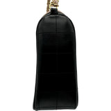 シャネル CHANEL ガールシャネル チェーンショルダーバッグ A17540 7番台 ブラック/ピンク ゴールド金具 ラムスキン レディース ショルダーバッグ