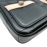 シャネル CHANEL ガールシャネル チェーンショルダーバッグ A17540 7番台 ブラック/ピンク ゴールド金具 ラムスキン レディース ショルダーバッグ