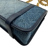 シャネル CHANEL デニムフラップバッグ AS5132 ブルー ゴールド金具 デニム/カーフ レディース ショルダーバッグ